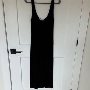 Forever 21 Black Midi Dress